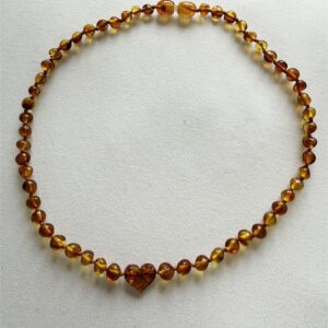 Collar Ámbar a Cognac 45 cm