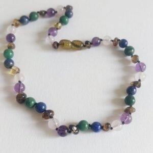 COLLAR AMBAR Y PIEDRAS COMBINADAS