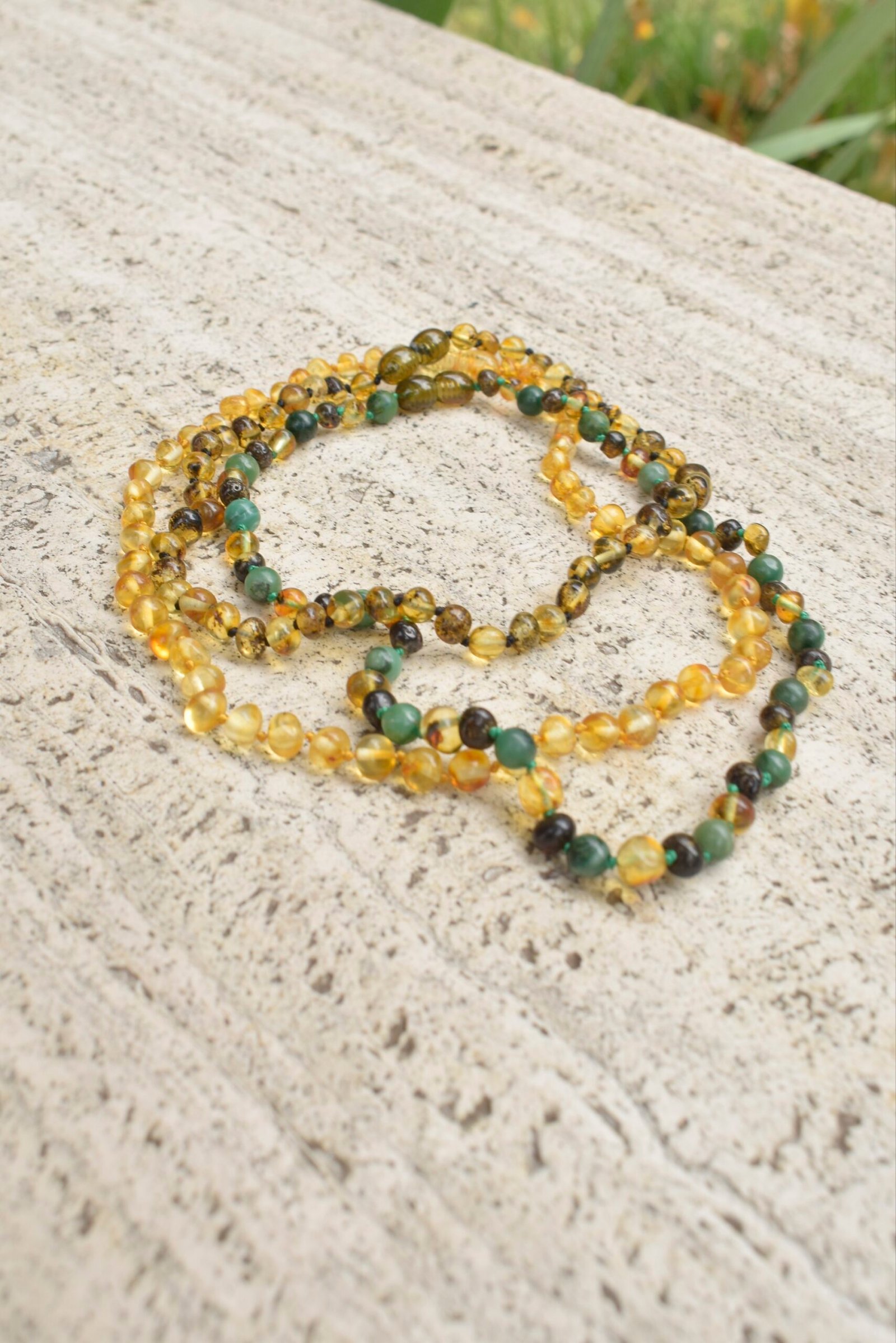 Collar Ambar Verde - Imagen 3