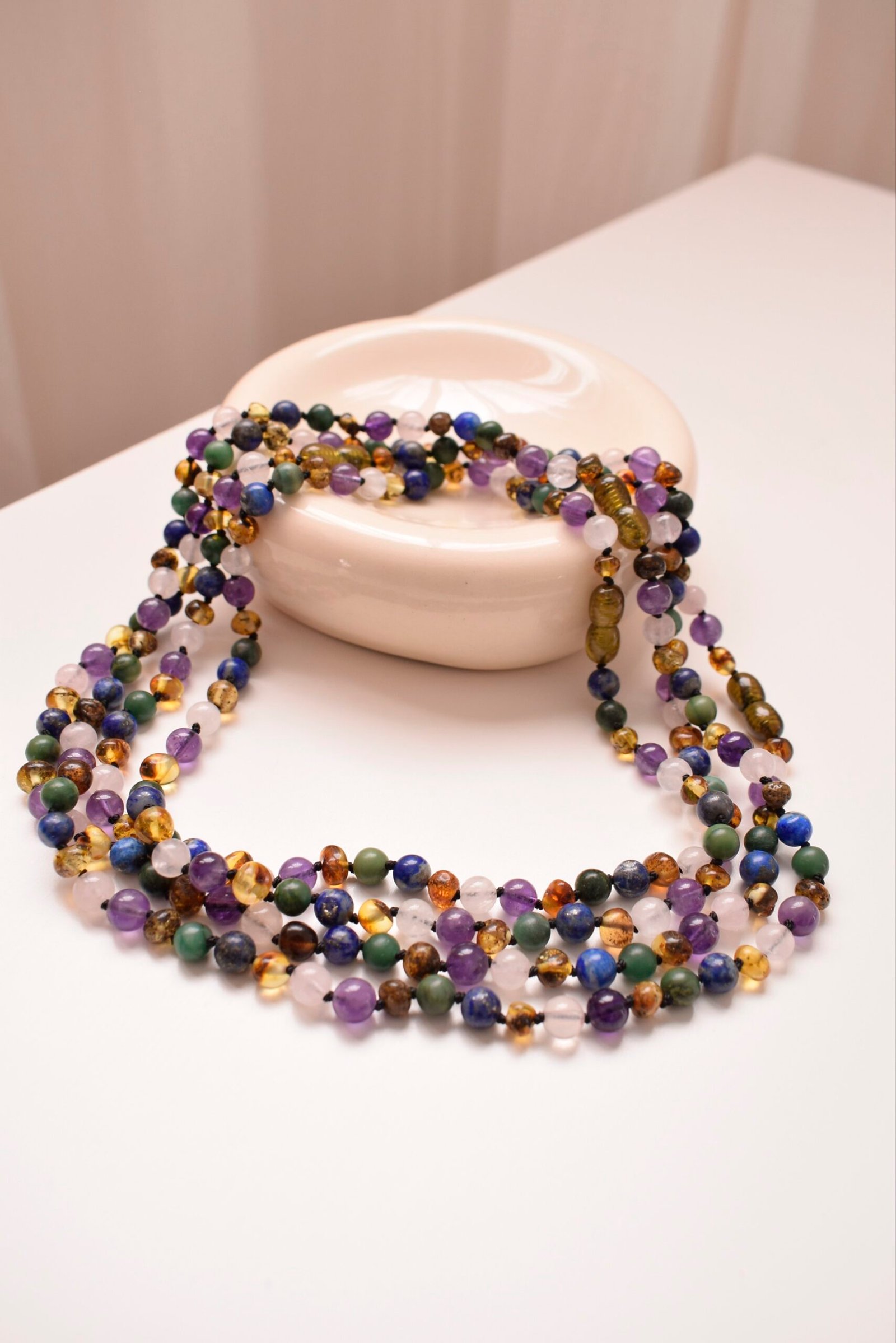 Collar piedras combinadas (Bebés)