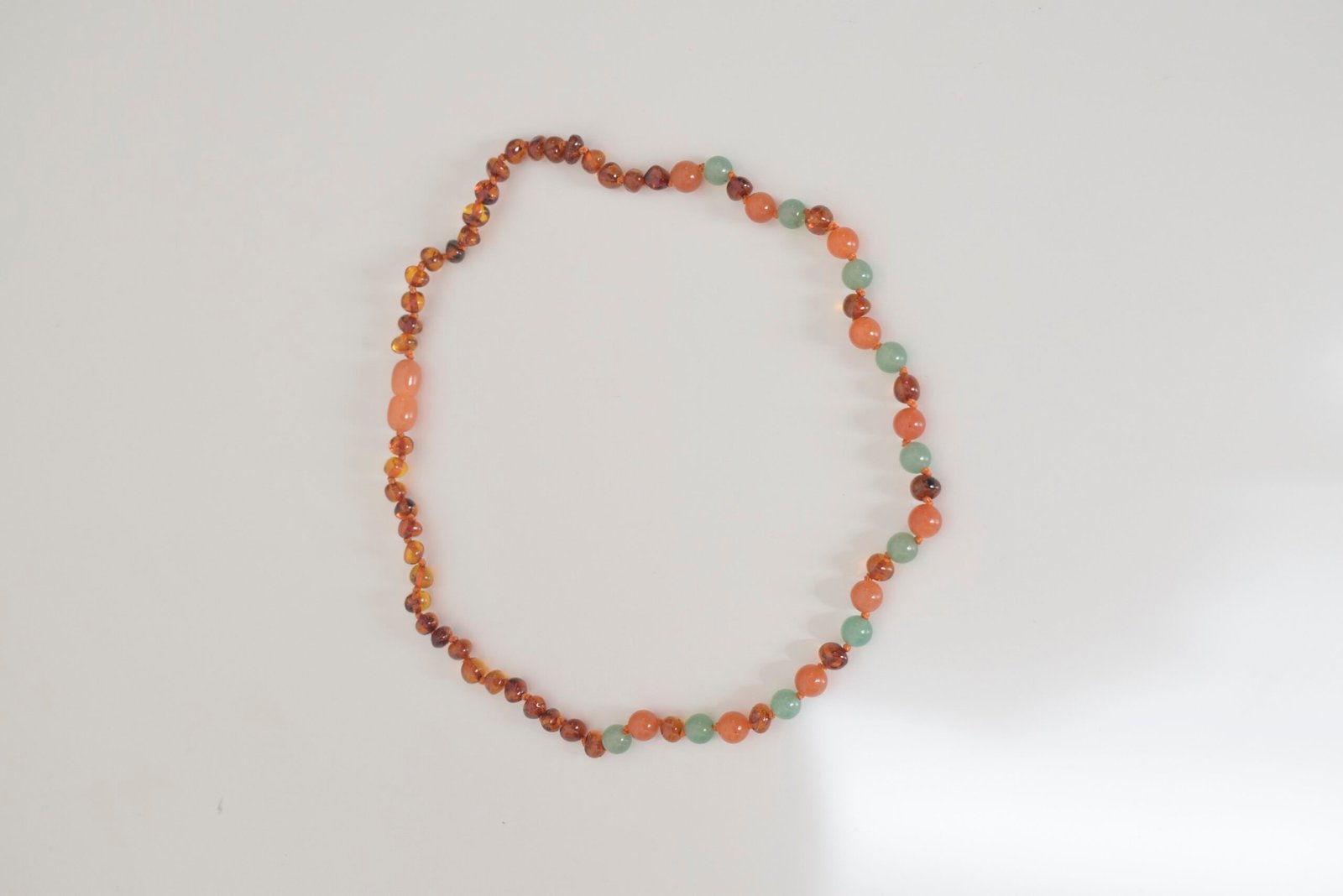 Collar Tierra (Jade Rojo, Aventurina, Ámbar Cognac) - Imagen 5