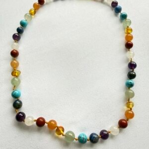 Collar Arcoiris ( Mix Piedras)